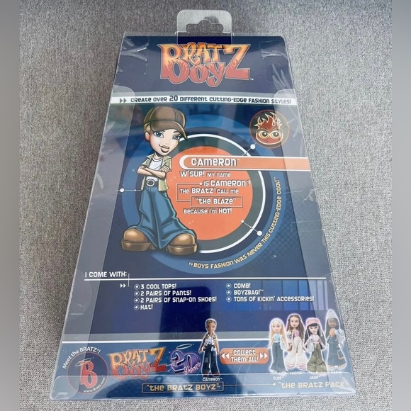 MGA Entertainment Bratz Boyz Cameron Fashion Doll 20 Yearz Anniversary New 2021 - Picture 2 of 2